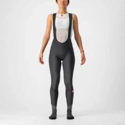 Castelli Velocissima DT Women's Bib Tights - Black/Electric Lime