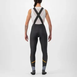 Castelli Velocissima DT Women's Bib Tights - Black/Melon