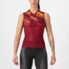 Castelli Insider Women's Sleeveless Jersey - Bordeaux -CycloPro Shop cs225564211 1 2000x.progressive
