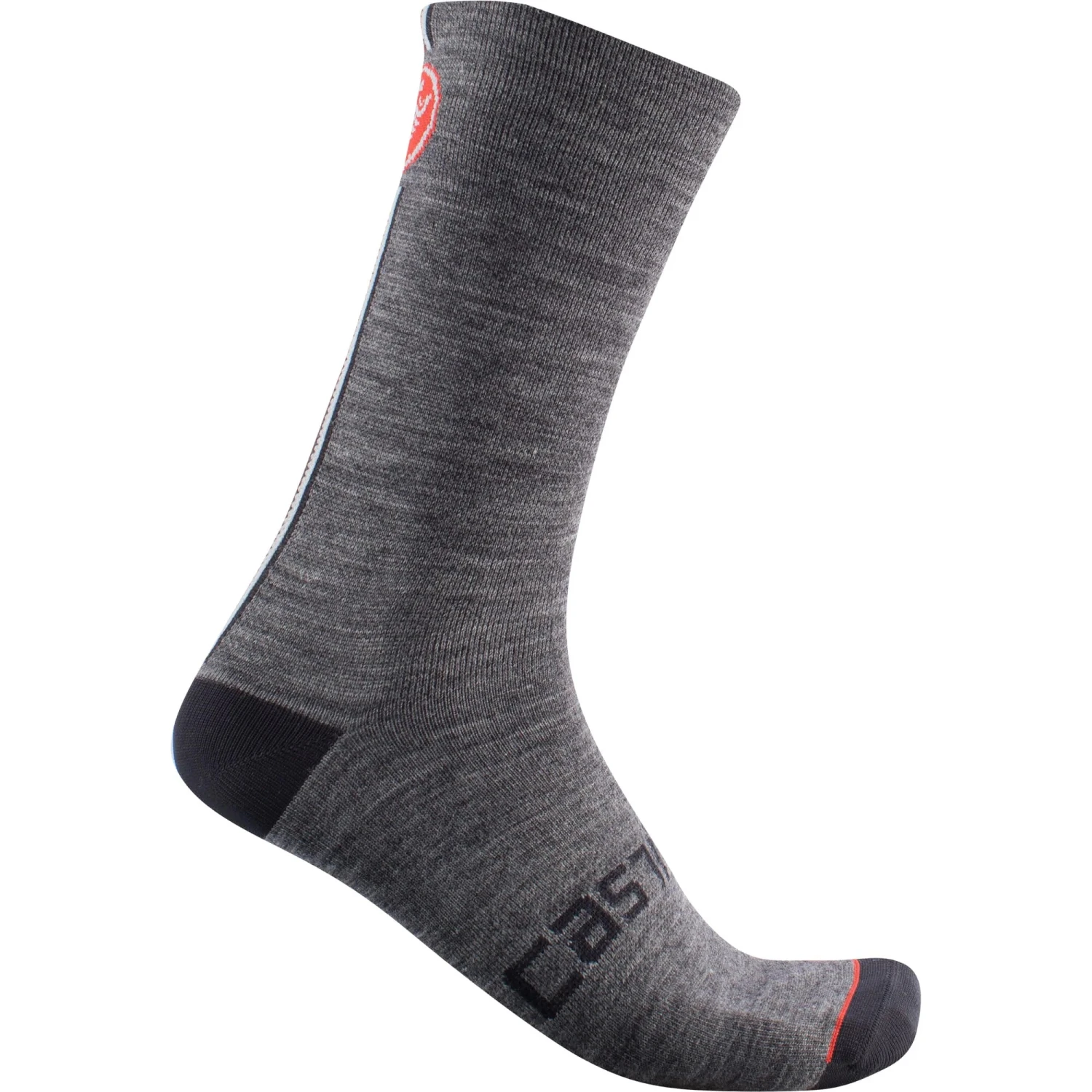Castelli Racing Stripe 18 Men's Socks - Bordeaux 4 Castelli Racing Stripe 18 Men's Socks - Bordeaux - Image 2