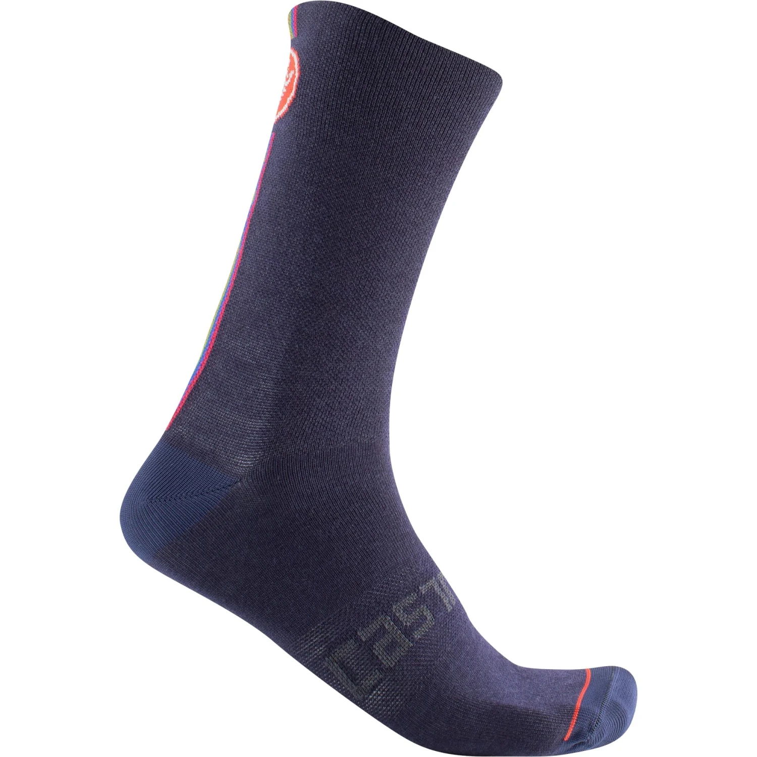 Castelli Racing Stripe 18 Men's Socks - Black 5 Castelli Racing Stripe 18 Men's Socks - Black - Image 3