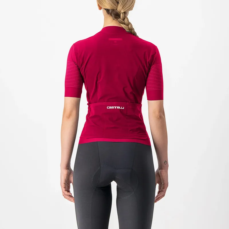 Castelli Premio Women's Short Sleeve Jersey - Persian Red 6 Castelli Premio Women's Short Sleeve Jersey - Persian Red - Image 4