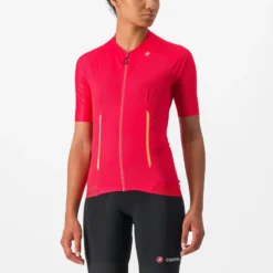 Castelli Endurance Women's Short Sleeve Jersey - Bordeaux -CycloPro Shop cs230380811 1 2000x.progressive
