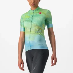 Castelli Marmo Women's Short Sleeve Jersey - Multicolour/Baby Blue -CycloPro Shop cs230394821 1 2000x.progressive