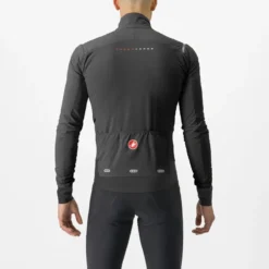 Castelli Alpha Flight RoS Men's Jacket - Black/Silver Reflex -CycloPro Shop cs235060851 2