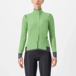 Castelli Alpha Flight RoS Women's Jacket - Mineral Red/Black