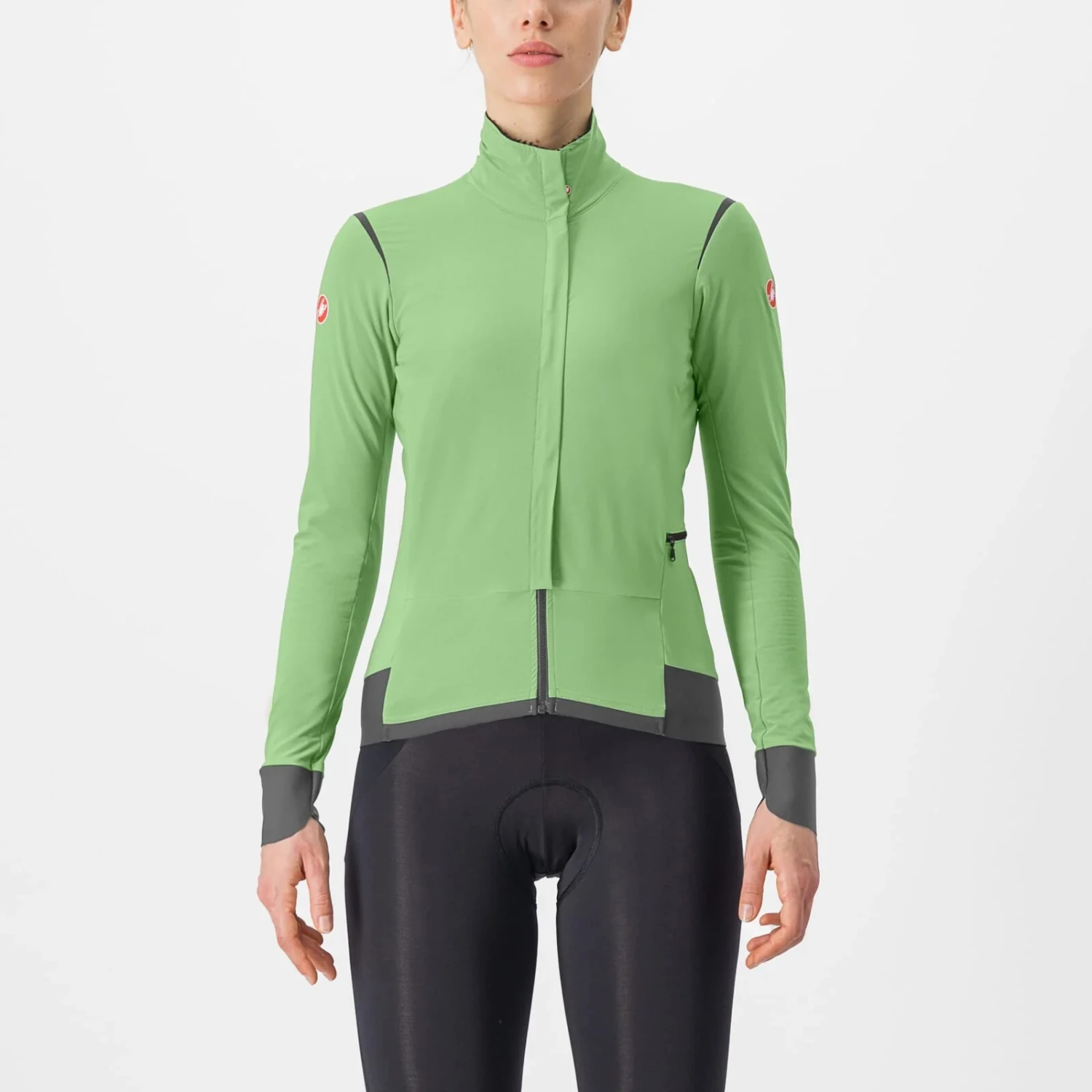 Castelli Alpha Flight RoS Women's Jacket - Mineral Red/Black 3 Castelli Alpha Flight RoS Women's Jacket - Mineral Red/Black