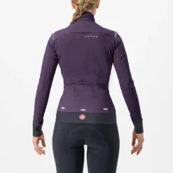 Castelli Alpha Flight RoS Women's Jacket - Night Shade/Orchid -CycloPro Shop cs235425021 2