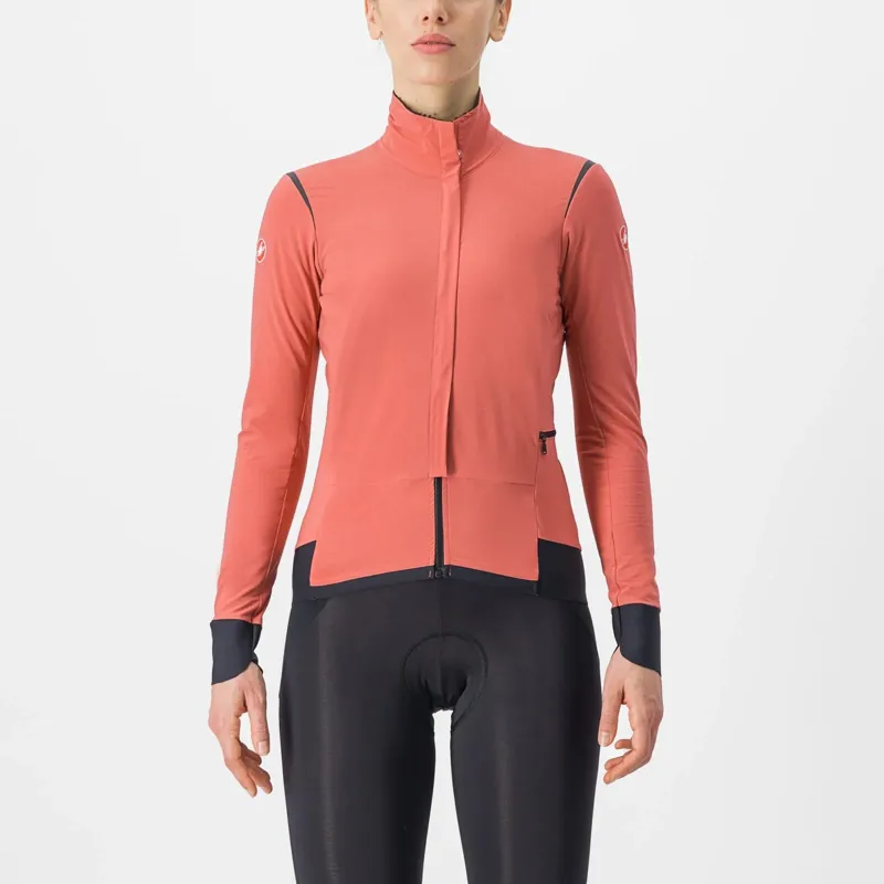 Castelli Alpha Flight RoS Women's Jacket - Mineral Red/Black 4 Castelli Alpha Flight RoS Women's Jacket - Mineral Red/Black - Image 2