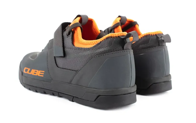 Cube GTY Strix Flat Pedal MTB Shoes - Grey/Orange 4 Cube GTY Strix Flat Pedal MTB Shoes - Grey/Orange - Image 2