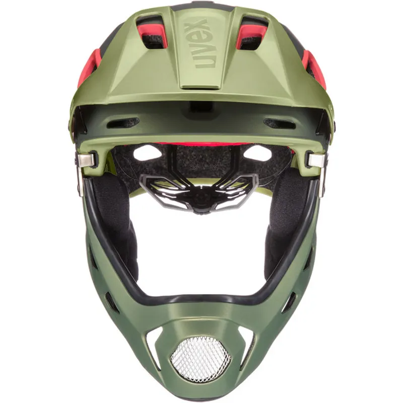 Uvex Jakkyl HDE Full Face MTB Helmet - Olive 6 Uvex Jakkyl HDE Full Face MTB Helmet - Olive - Image 4