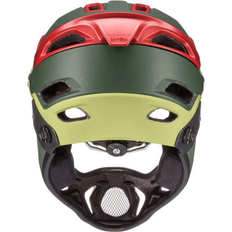 Uvex Jakkyl HDE Full Face MTB Helmet - Olive 9 Uvex Jakkyl HDE Full Face MTB Helmet - Olive - Image 7