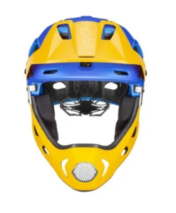 Uvex Jakkyl Hde 2.0 Full Face Helmet - Blue/Yellow