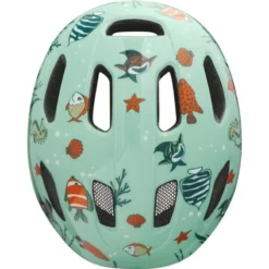 Lazer PNut KinetiCore Kids Helmet - 46-50cm - Sealife -CycloPro Shop cz246003c