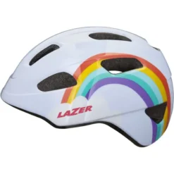 Lazer PNut KinetiCore Kids Helmet - 46-50cm - Rainbow -CycloPro Shop cz246004b