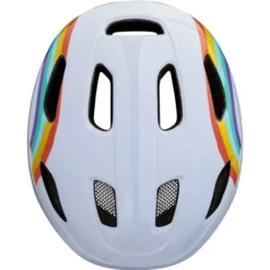 Lazer PNut KinetiCore Kids Helmet - 46-50cm - Rainbow -CycloPro Shop cz246004c