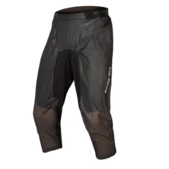 Endura FS260-Pro Adrenaline Waterproof 3/4 Trousers - Black -CycloPro Shop e3157bk lg