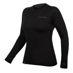 Endura BaaBaa Blend Women's Long Sleeve Baselayer - Black