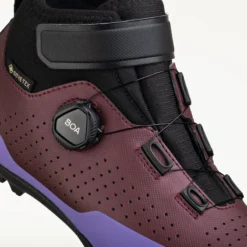 Fizik Terra Artica X5 GTX Winter MTB Boots - Purple 16 Fizik Terra Artica X5 GTX Winter MTB Boots - Purple -CycloPro Shop fizik terra artica gore tex purple grape 6 best waterproof breathable off road shoes 24