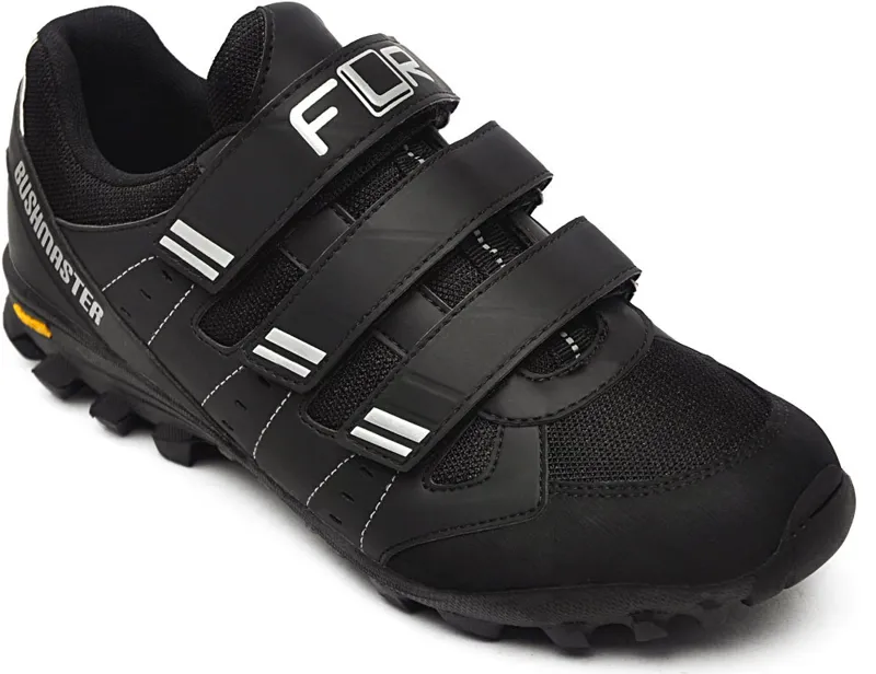 FLR Bushmaster MTB/Trail Shoes - Black/Silver 3 FLR Bushmaster MTB/Trail Shoes - Black/Silver