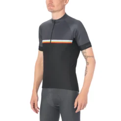Giro Chrono Sport Short Sleeve Jersey - Black/Classic Stripe -CycloPro Shop gi25spo 43437 02