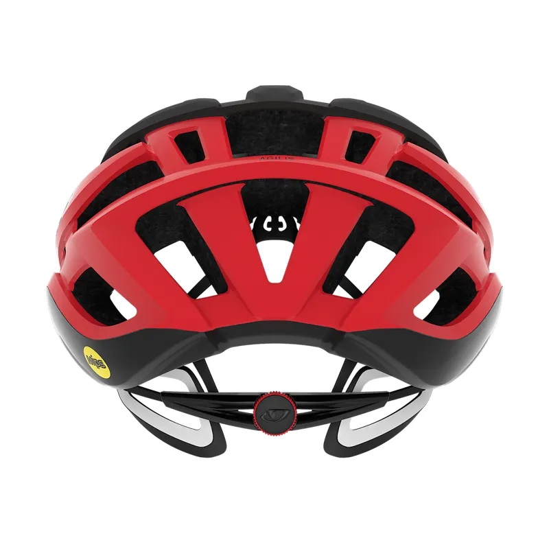 Giro Agilis Mips Road Helmet - Matt Black/Bright Red 4 Giro Agilis Mips Road Helmet - Matt Black/Bright Red - Image 2