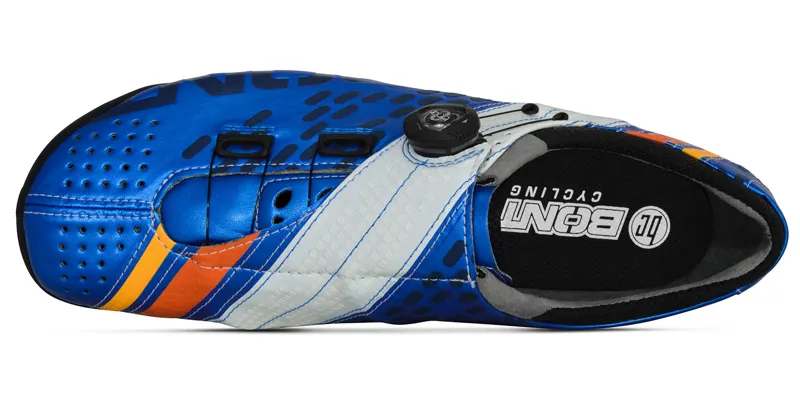 Bont Helix Road Shoes - Metallic Blue/White 12 Bont Helix Road Shoes - Metallic Blue/White - Image 10