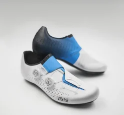 Fizik Infinito R1 Movistar Edition Road Shoes - Movistar -CycloPro Shop infinito r1 white blue in situ