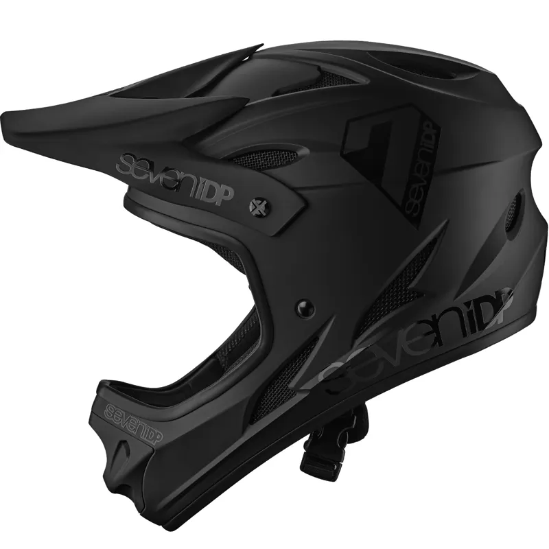 7idp M1 Full Face Mountain Bike Helmet - Matt Black/Gloss Black 9 7idp M1 Full Face Mountain Bike Helmet - Matt Black/Gloss Black - Image 7
