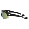 Madison Recon Glasses - Gloss Black - Bronze Mirror/Amber/Clear Lens Pack -CycloPro Shop mcl22s450 01