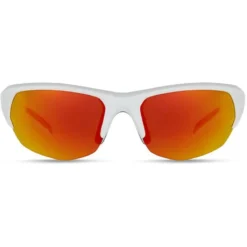 Madison Mission Glasses - Matt White - Fire Mirror Lens -CycloPro Shop mcl22s481 03