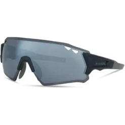 Madison Stealth Glasses - Dark Grey - Smoke Mirror/Amber/Clear Lens Pack -CycloPro Shop mcl22s530