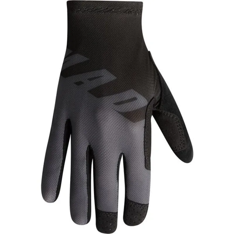 Madison Flux Long Finger Gloves - Black/Grey 3 Madison Flux Long Finger Gloves - Black/Grey