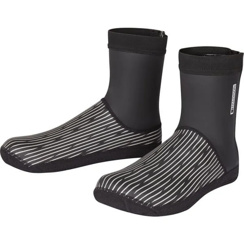 Madison Stellar Reflective Open Sole Overshoes - Black 3 Madison Stellar Reflective Open Sole Overshoes - Black