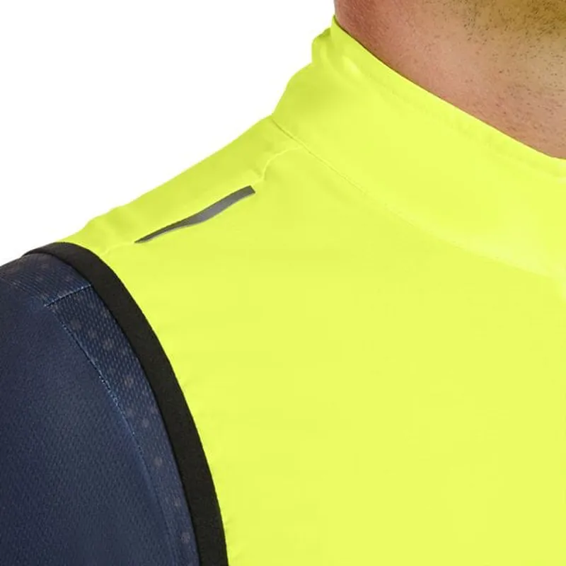 Madison Stellar Reflective Windproof Men's Gilet - Hi-Viz Yellow 4 Madison Stellar Reflective Windproof Men's Gilet - Hi-Viz Yellow - Image 2