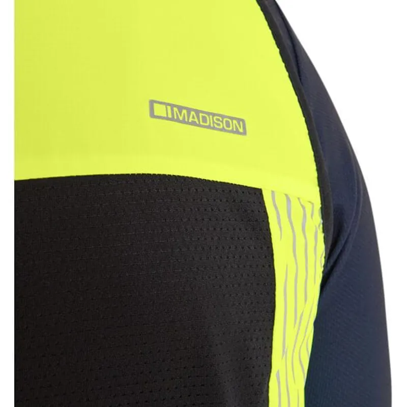 Madison Stellar Reflective Windproof Men's Gilet - Hi-Viz Yellow 3 Madison Stellar Reflective Windproof Men's Gilet - Hi-Viz Yellow