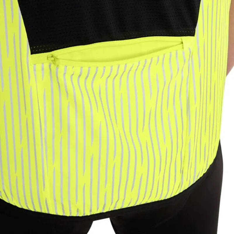 Madison Stellar Reflective Windproof Men's Gilet - Hi-Viz Yellow 12 Madison Stellar Reflective Windproof Men's Gilet - Hi-Viz Yellow - Image 10