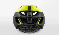 Met Rivale Road Helmet - Black/Shaded Yellow -CycloPro Shop met helmets sito rivale ng1 back