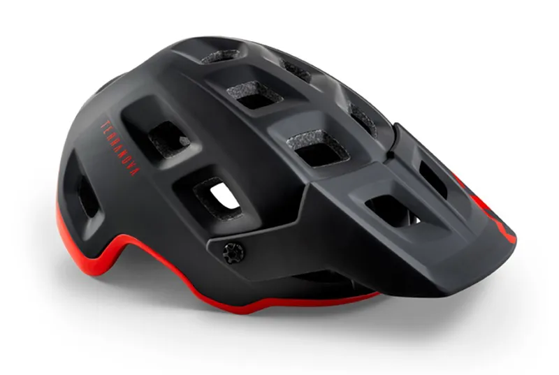Met Terranova MTB Helmet - Black/Red 3 Met Terranova MTB Helmet - Black/Red