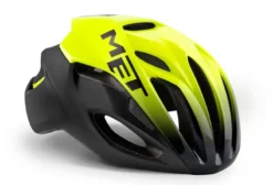Met Rivale Road Helmet - Black/Shaded Yellow -CycloPro Shop metroad084