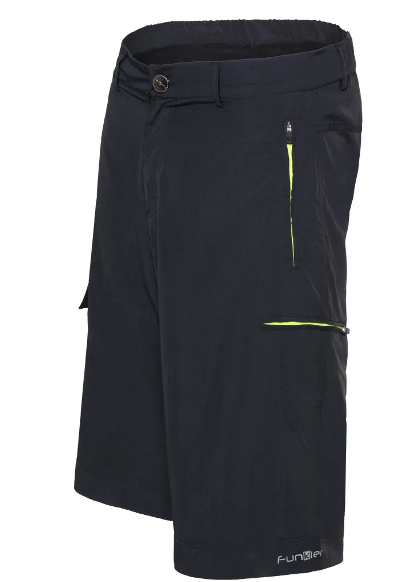 Funkier Adventure MTB Baggy Shorts Integrated Liner - Black 3 Funkier Adventure MTB Baggy Shorts Integrated Liner - Black