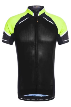 Funkier Rosaro Short Sleeve Jersey - Black/Neon