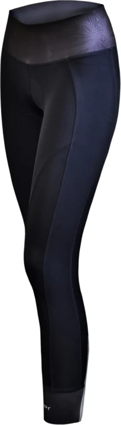 Funkier Polesse Pro Womens Micro Fleece Tights - Black -CycloPro Shop p5915b12ceb3501.27314933