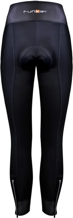 Funkier Polesse Pro Womens Micro Fleece Tights - Black -CycloPro Shop p5915b12ceb8ad2.53789897
