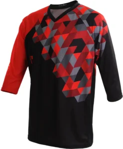 Funkier Flow-MTB Enduro 3/4 Jersey - Red/Black -CycloPro Shop p5a4f92a457df34.69657306