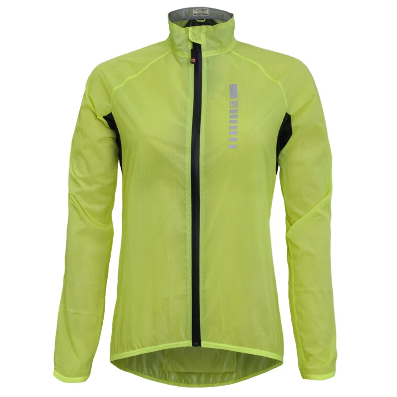 Funkier Dryride Pro Womens Showerproof Jacket - Fluo Yellow 5 Funkier Dryride Pro Womens Showerproof Jacket - Fluo Yellow - Image 3