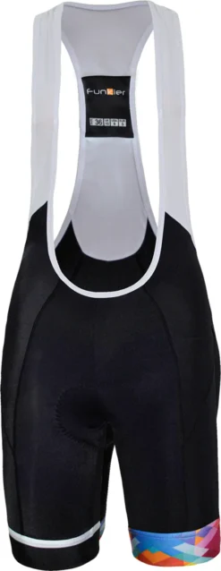 Funkier Elessa Ladies Double Strap Bib Shorts - Black -CycloPro Shop p5e159d48487229.26681914