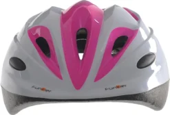 Funkier Dreamz Kids Helmet - 48-52cm - White/Pink -CycloPro Shop p5edb75cb089f65.78247129