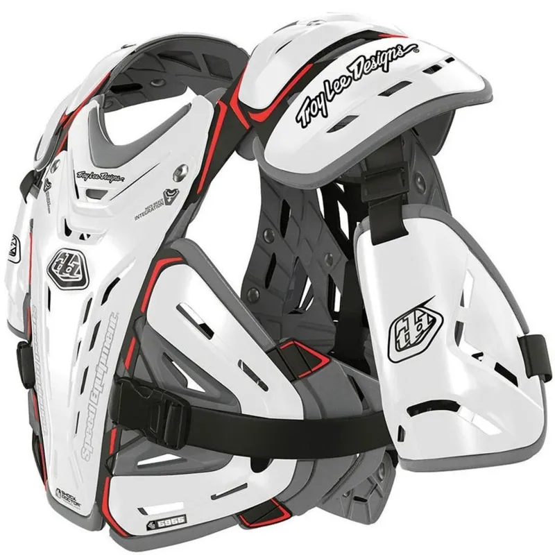 Troy Lee Designs BG5955 Youth Chest Protector - White 3 Troy Lee Designs BG5955 Youth Chest Protector - White