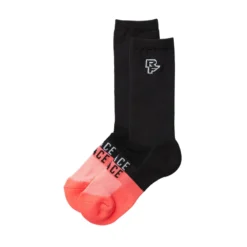 Race Face Far Out Coolmax Men's Socks - Black/Coral -CycloPro Shop rfhafaroubla